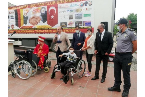 DOST ELİ ALİAĞA’YA ULAŞTI