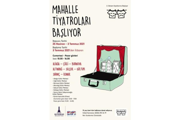 “MAHALLE TİYATROLARI” İÇİN KAYITLAR BAŞLADI