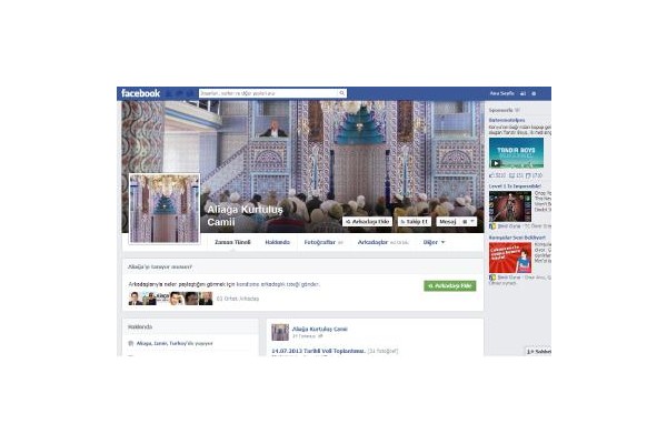 KURTULUŞ CAMİSİNE FACEBOOK HESABI