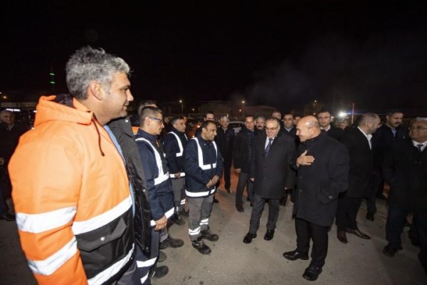 ESHOT emekçilerinin yeni yılını kutladı