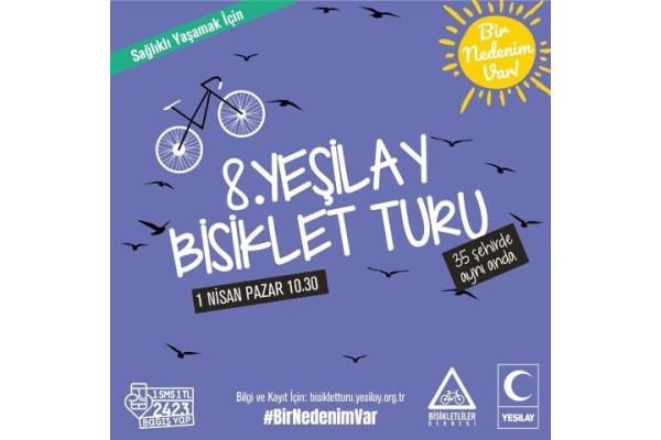 ALİAĞALI BİSİKLETLİLER YEŞİLAY İÇİN PEDALLAYACAK