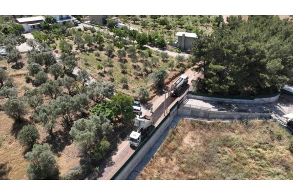 40 kilometrelik köy yolu yenilendi