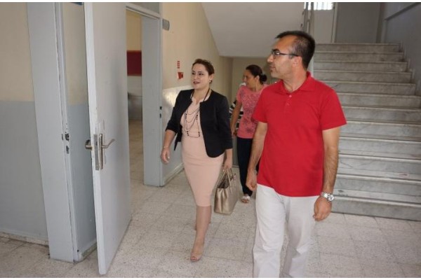 YENİ MÜDÜR, HAZIRLIKLARI İNCELEDİ