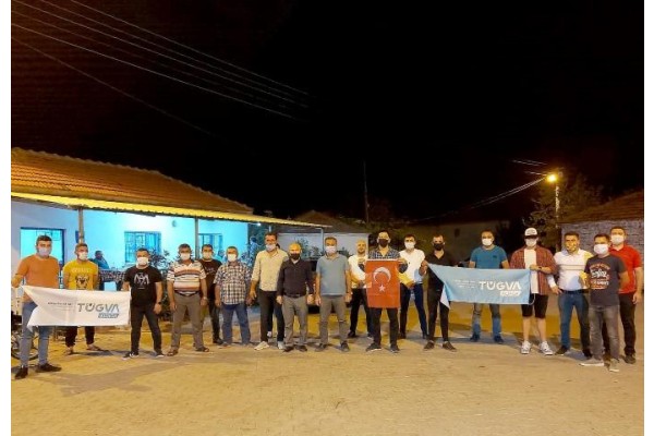 TÜGVA'DAN ŞEHİT AİLESİNE ZİYARET