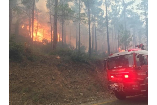 İZMİR İTFAİYESİ ORMANLAR İÇİN TEYAKKUZ HALİNDE