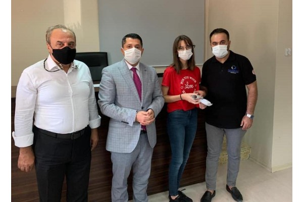 DERECEYE GİREN ÖĞRENCİLER ÖDÜLLENDİRİLDİ