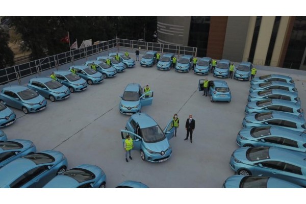 40 ADET ÇEVRECİ ARAÇ FİLOYA DAHİL EDİLDİ