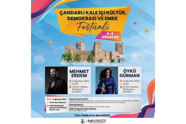 Çandarlı’da festival heyecanı