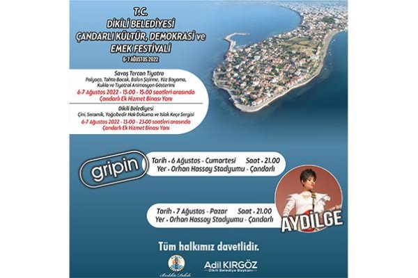 Çandarlı’da festival zamanı