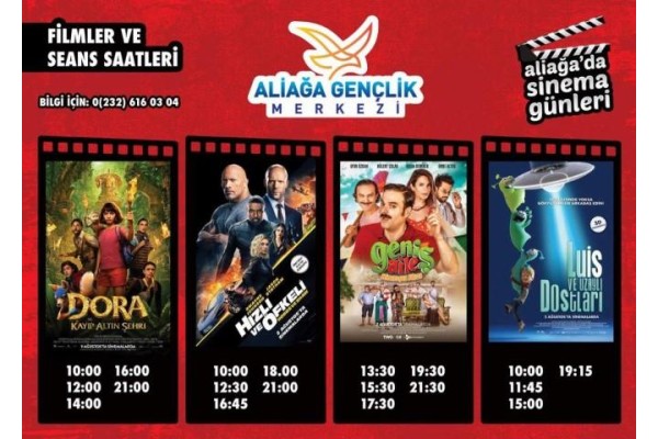 GENÇLİK MERKEZİNDE SİNEMA KEYFİ