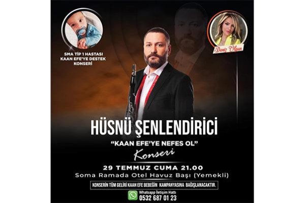 Şenlendirici’den Kaan Efe’ye destek konseri