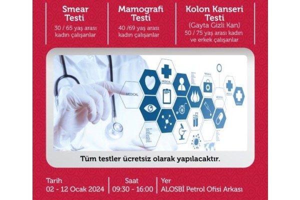 ALOSBİ’de öncelik sağlık