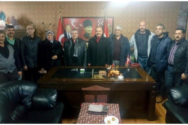 ELAZIĞLILARDAN MHP’YE ZİYARET