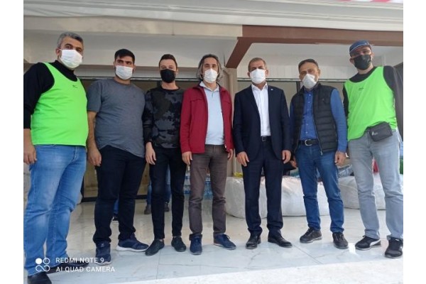 İYİ PARTİ DEPREM BÖLGESİNDE NÖBET TUTTU