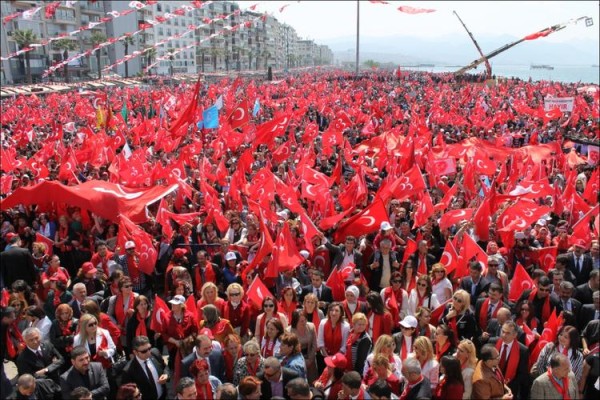 CHP MİTİNGİNE STK'LARDAN DESTEK