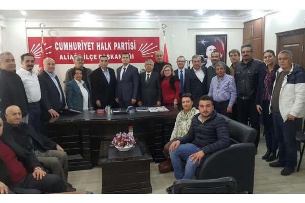 ALİAĞA’DAKİ DELEGELERDEN DESTEK İSTEDİ