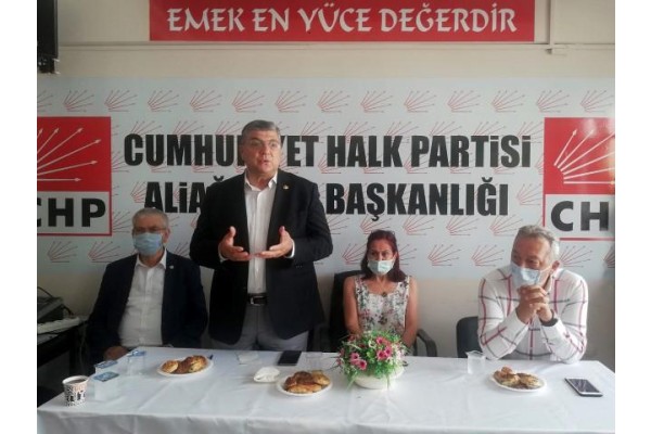 CHP’Lİ VEKİLLER ALİAĞA’DA SAHAYA İNDİ