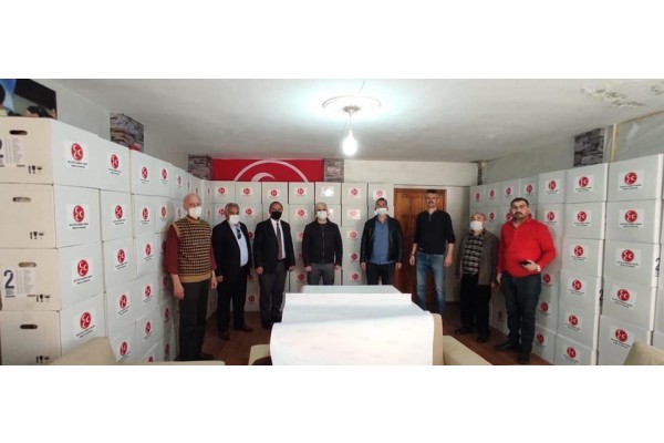 MHP’DEN İHTİYAÇ SAHİPLERİNE YARDIM KOLİSİ