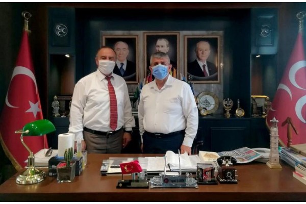 KONGRE ÖNCESİ ŞAHİN İLE GÖRÜŞTÜ