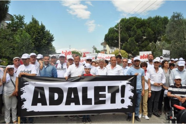 “ADALET” İÇİN AKHİSAR’DAYDILAR