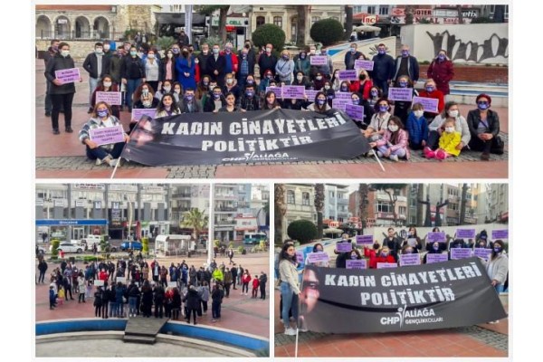 İSTANBUL SÖZLEŞMESİ İÇİN OTURMA EYLEMİ