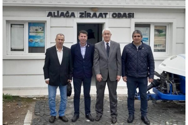 Demokrat Parti’den Aliağa Ziraat Odası’na ziyaret