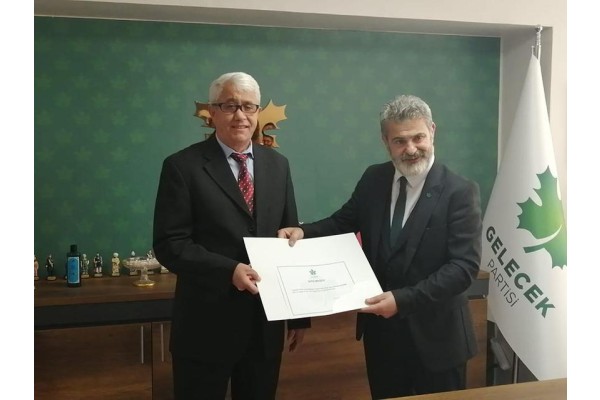 GELECEK PARTİSİ’NİN İLÇE BAŞKANI GÜRCAN ALKAN