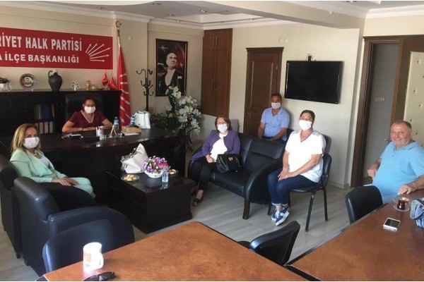 CHP ALİAĞA’YA ZİYARETLER SÜRÜYOR