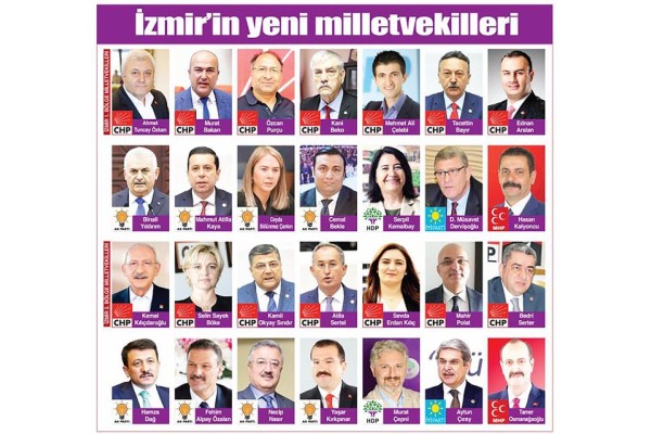 İŞTE İZMİR’İN VEKİLLERİ