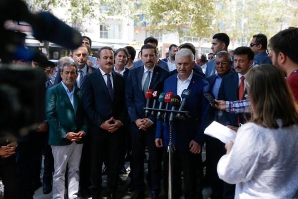 TBMM BAŞKANI BİNALİ YILDIRIM: "BİZE TEHDİT SÖKMEZ"