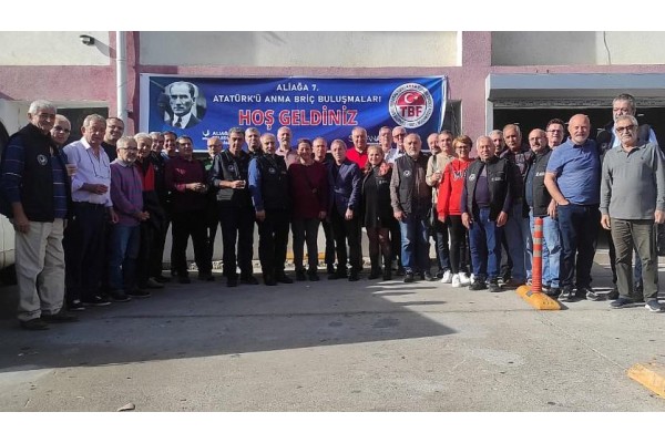 7. Aliağa Atatürk’ü Anma Briç Buluşmaları sona erdi