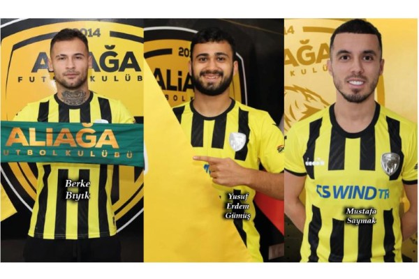 Aliağaspor FK’da 3 transfer 1 ayrılık