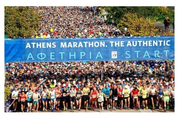 ATİNA MARATONUNA KATILDI