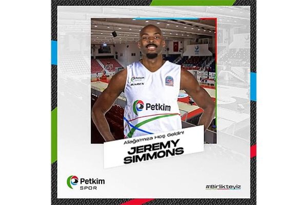 Petkimspor, Jeremy Simmons'ı transfer etti