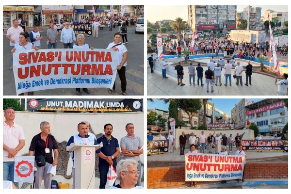 Sivas'ta yitirilenler 33. yılında anıldı