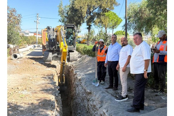 Şakran’da altyapı çalışmaları sürüyor