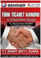 Türk Ticaret Kanunu tanıtılacak
