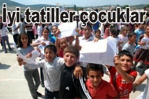 İyi tatiller çocuklar